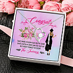 8KNG. New Grad card (4) Forever Love Necklace (Silver) 4