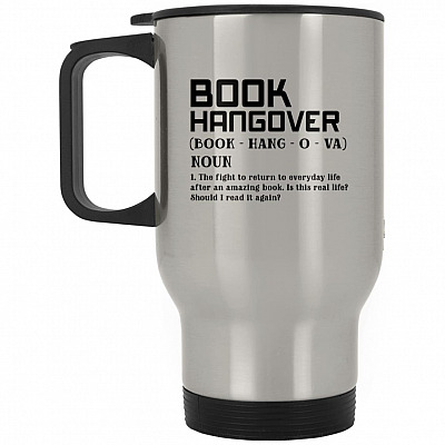 14 oz. Silver Travel Mug