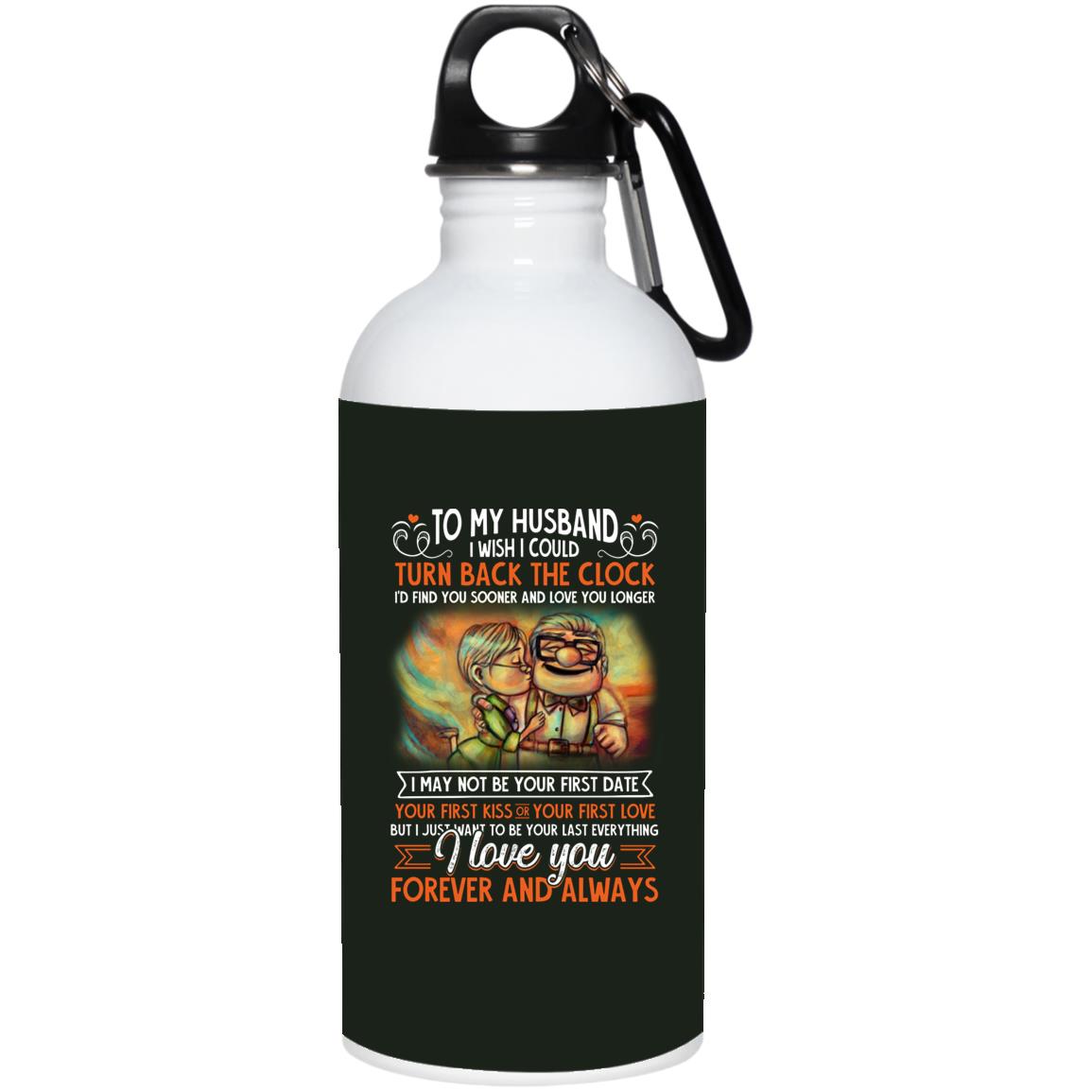 To My Husband Mug, Forest, 20 oz. Stainless Water Bottle To My Husband Mug, Forest, 20 oz. Stainless Water Bottle