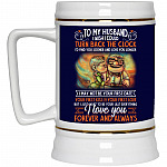 To My Husband Mug, Navy, 22 oz. Beer Stein To My Husband Mug, Navy, 22 oz. Beer Stein