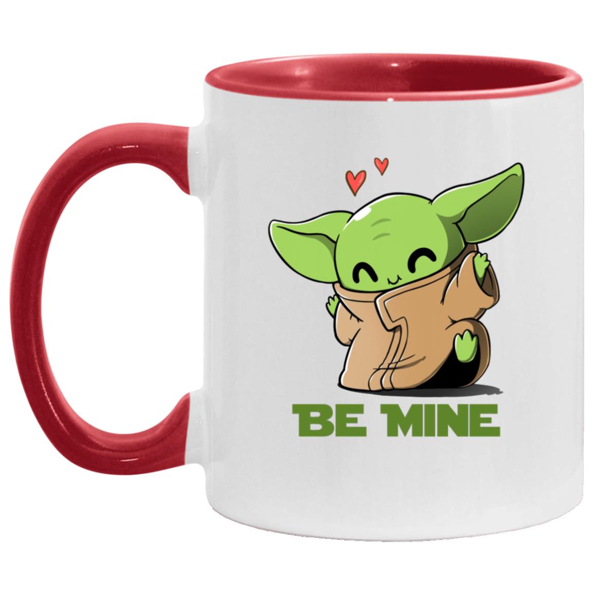 mine mug, White/Red, 11 oz. Accent Mug mine mug, White/Red, 11 oz. Accent Mug