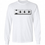 Need Weed Funny Hoodie, White, Long Sleeve