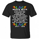 black shirt, Black, Unisex T-Shirt