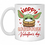 Green Baby Alien Mug, White, 11 oz. White Mug