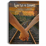 We're A Team Whatever You Lack I Got You Framed Canvas Prints – Couple Anniversary Unframed Poster, White, 0.75'' Framed Canvas We're A Team Whatever You Lack I Got You Framed Canvas Prints – Couple Anniversary Unframed Poster, White, 0.75'' Framed Canvas