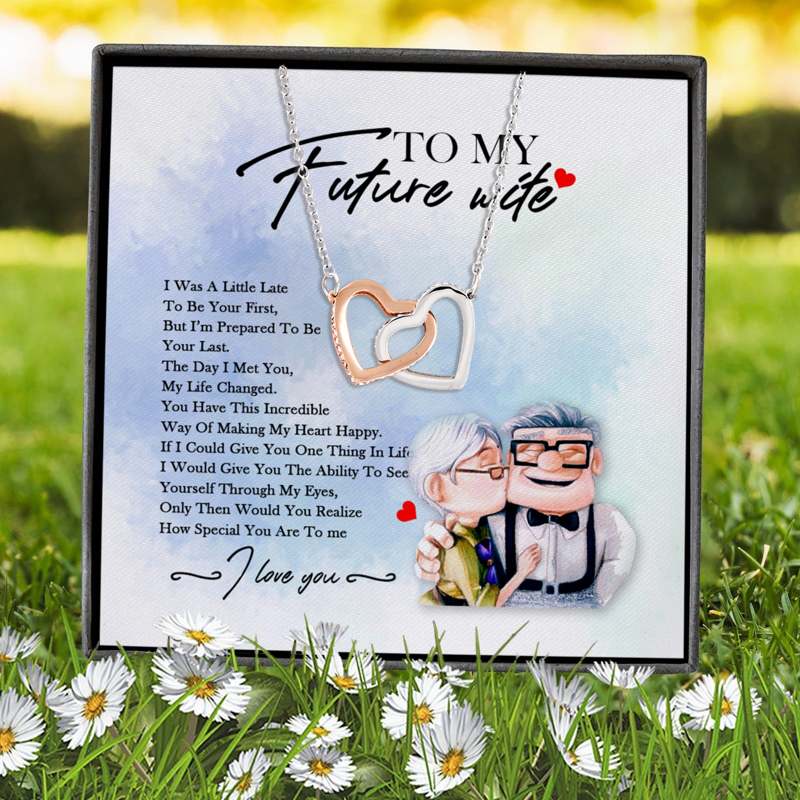 1N.To My Future WIfe (1) Interlocking Hearts Necklace 7
