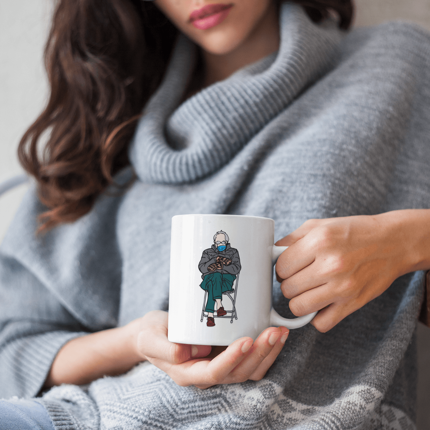 3KNG. Bernie mug hoodie mk2