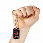 Me And You This Is The Ways Dog Tag Pendant Necklace - Valentine Necklace For Him - Dog Tag (Silver)