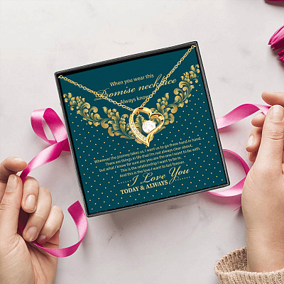 This Promise Necklace Always Know This Is The Love I Want To Last Forever Forever Love Heart Pendant Necklace