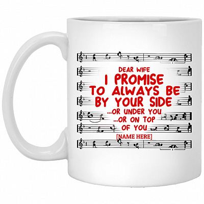 Personalized Wife Mug, White, 11 oz. White Mug