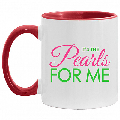 Kamala Harris Chucks Accent Mug, White/Red, 11 oz. Accent Mug