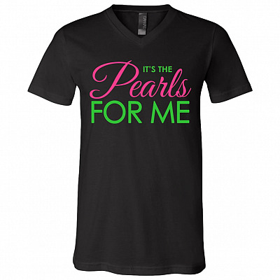Kamala Harris Chucks T-Shirt - V Neck, Black, V-Neck T-Shirt