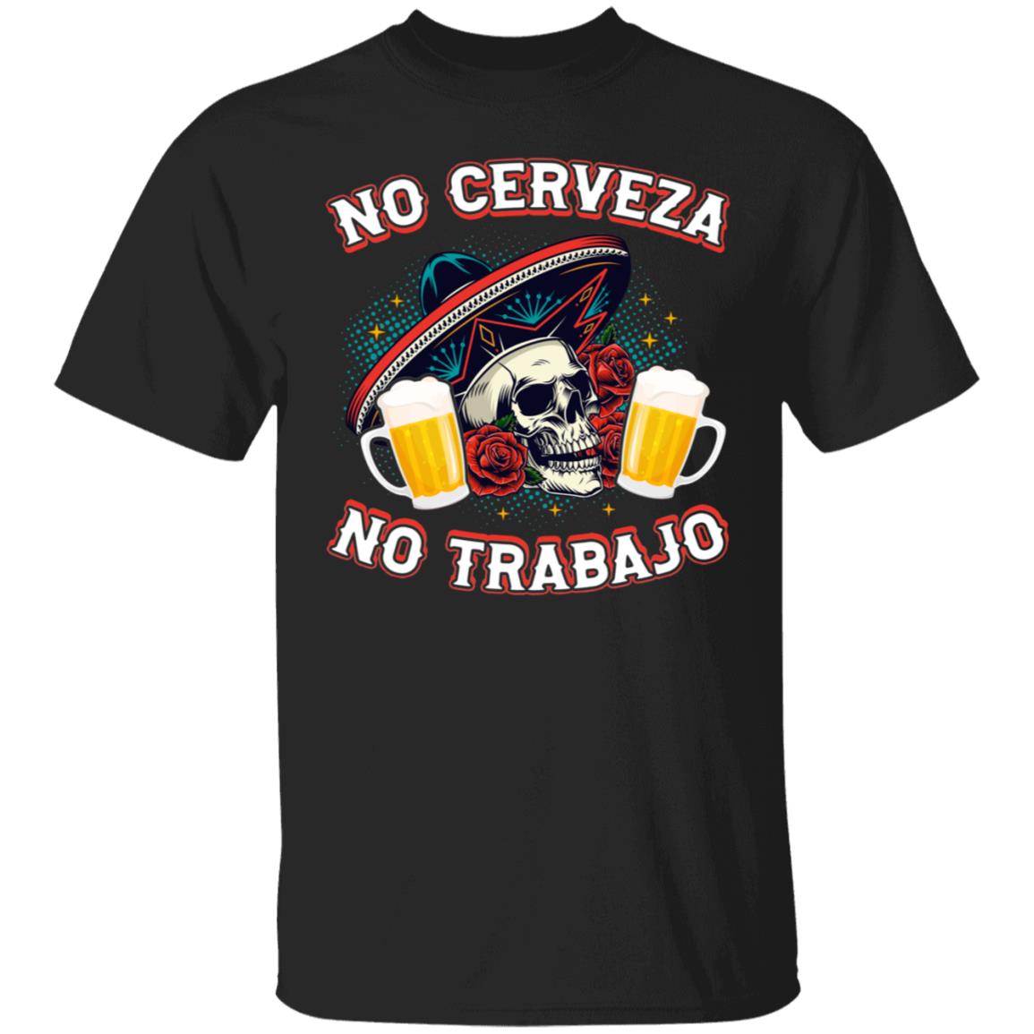 No Cerveza No, Black, Unisex T-Shirt