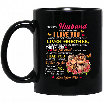 11 oz. Black Mug