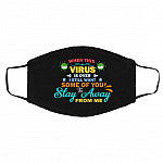 Virus Mask, Black, Cloth Face Cover – Medium/Large Virus Mask, Black, Cloth Face Cover – Medium/Large