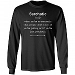 Sarchotic Definition When, Black, Long Sleeve