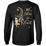 BFF Best Friends But Sisters By Heart Bestie Matching Print On Back Hoodie - Long Sleeve - Sweatshirt, Black, Long Sleeve