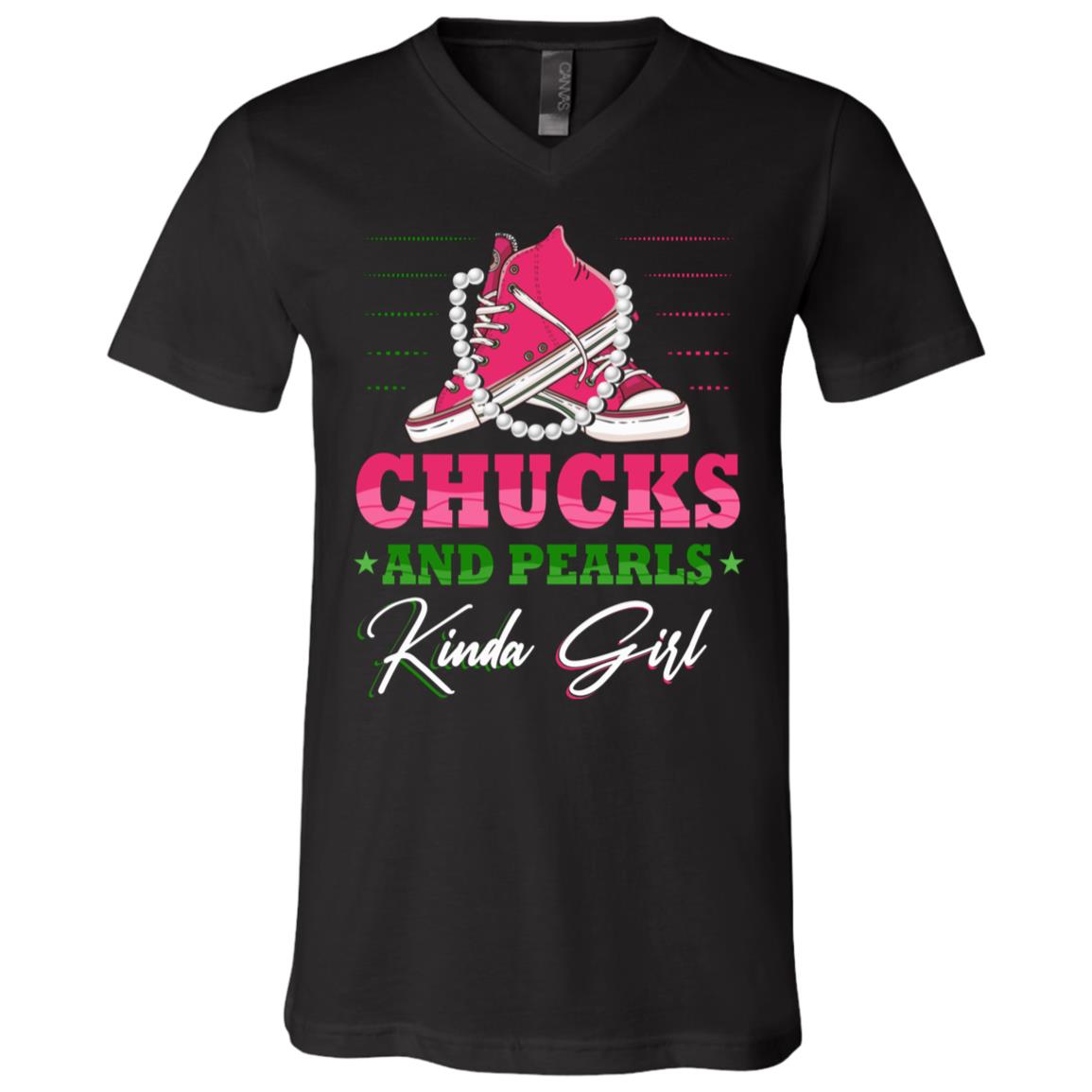 Kamala Harris Aka Sorority Chucks and Pearls Tshirt Kinda Girl