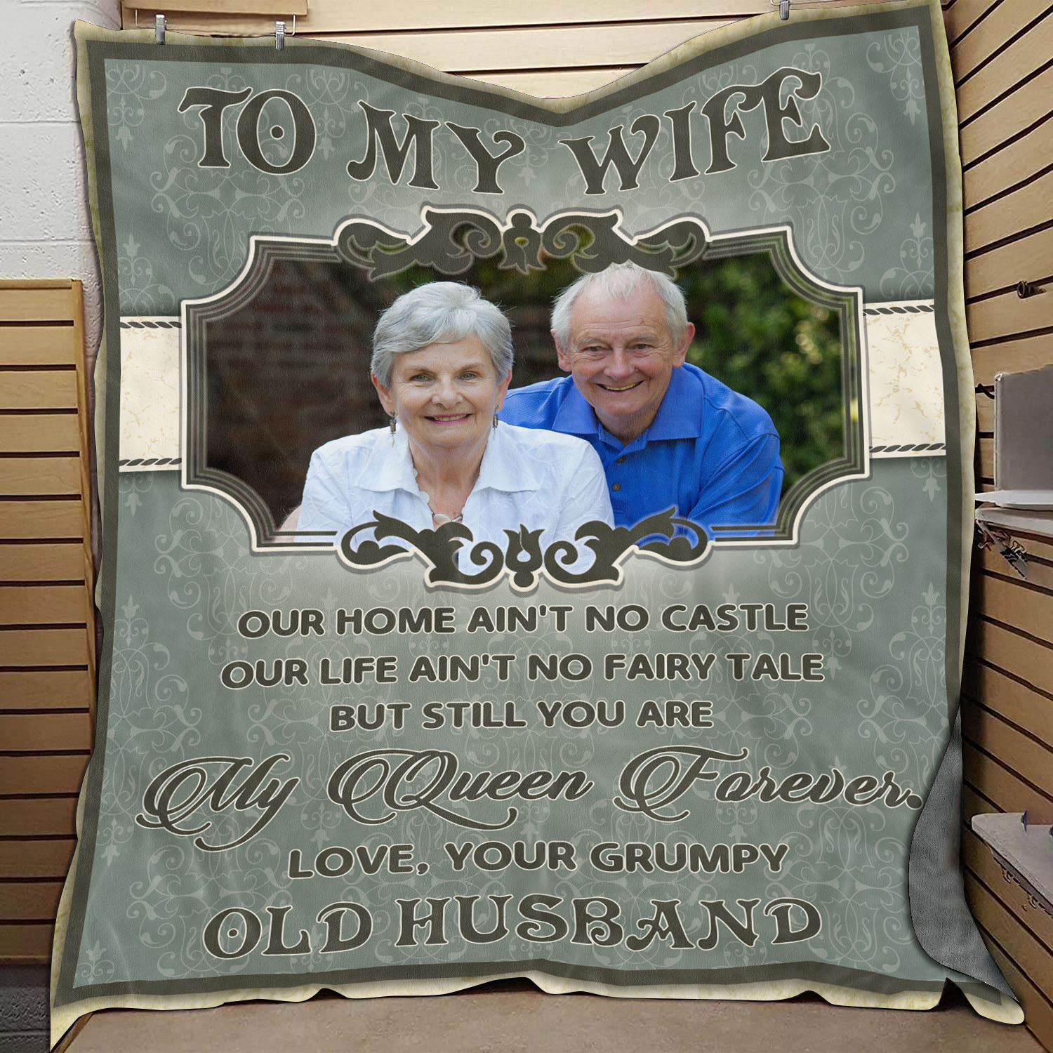 4VT. To My Wife No Castle Custom Blanket mk1