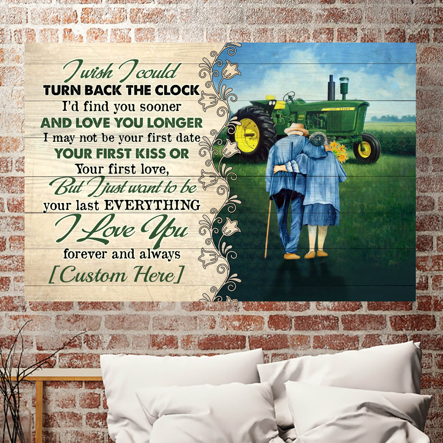 11VT. Tractor I Wish Turn Back The Clock Personalized - Mk1