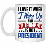 I Love It When I Wake Up Mug, White, 11 oz. White Mug