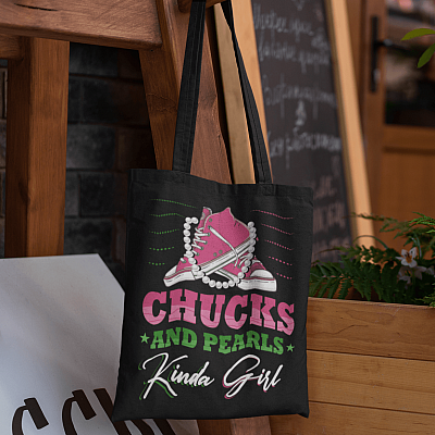 Alternative view of Kamala Harris - Kinda Girl   All Over Print Tote Bag – Shoulder Bag