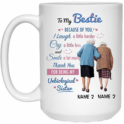 15 oz. White Mug