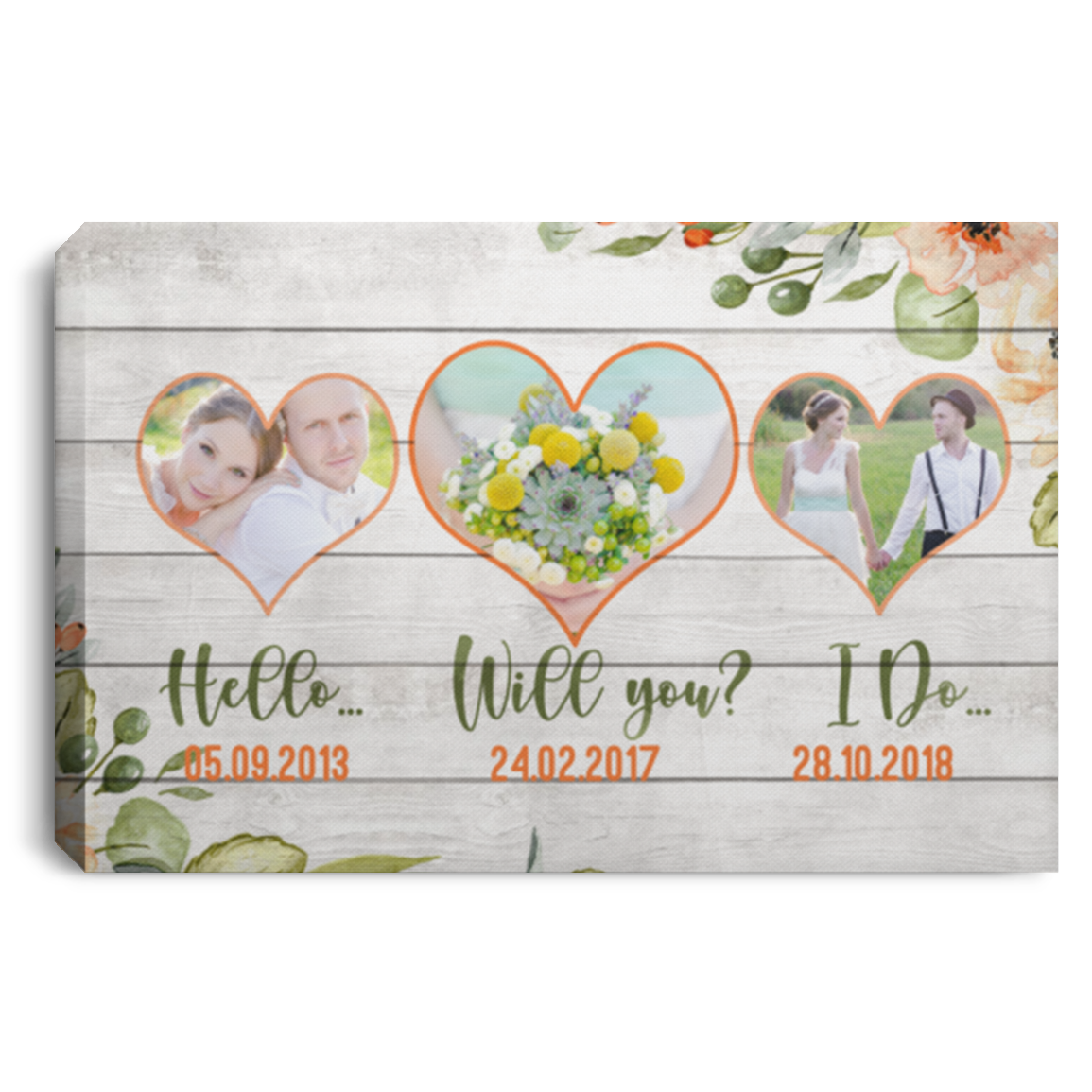 Custom Photo Hello Will You I Do Gallery Wrapped Framed Canvas Prints - Unframed Poster - Home Decor Wall Art, White, 0.75'' Framed Canvas Custom Photo Hello Will You I Do Gallery Wrapped Framed Canvas Prints - Unframed Poster - Home Decor Wall Art, White, 0.75'' Framed Canvas