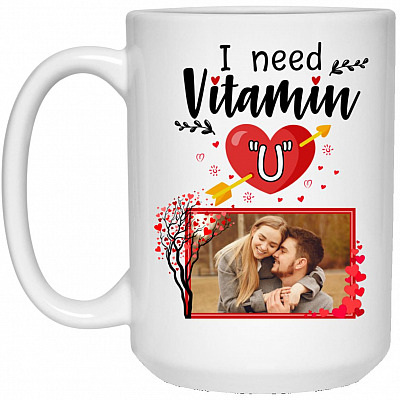 15 oz. White Mug