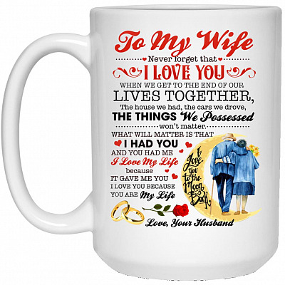 15 oz. White Mug
