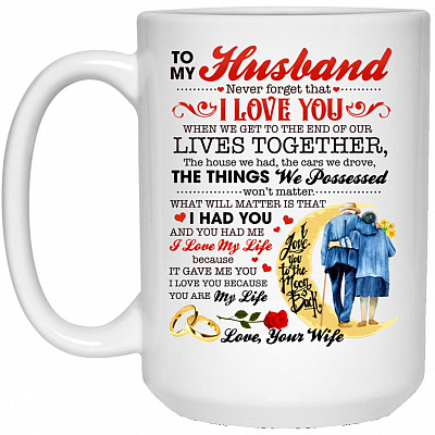 15 oz. White Mug