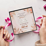 1HP. Friend Until Die (Message Card ) Infinity Heart Necklace (Silver) 5