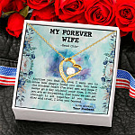 My Forever Wife Read This Anytime You Feel Anxious Forever Love Pendant Necklace
