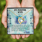 5NH. My Forever Boy Message Card (1) Forever Love Necklace (Gold)