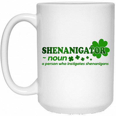 15 oz. White Mug