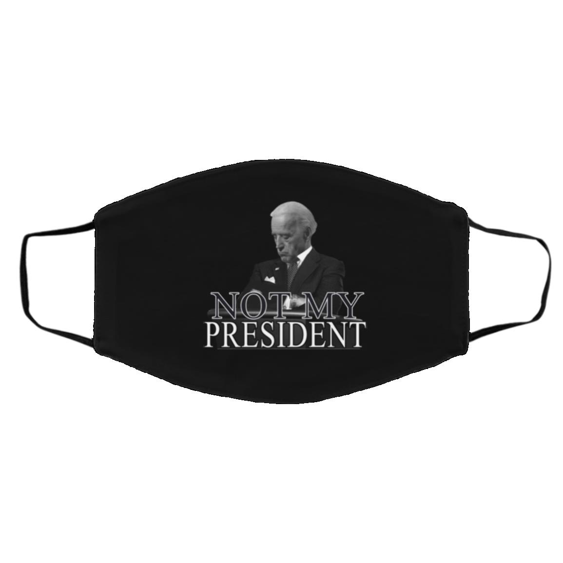 Not My President, Black, Cloth Face Cover – Medium/Large Not My President, Black, Cloth Face Cover – Medium/Large