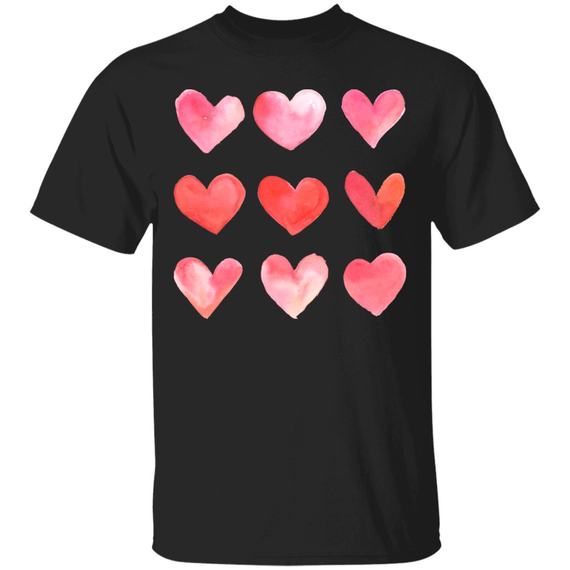 Funny Valentine Day Heart T-Shirt, Black, Unisex T-Shirt