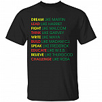 Dream Like Martin T-Shirt, Black, Unisex T-Shirt