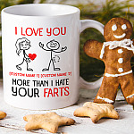 3VT. UU TIEN I Love You Hate Your Farts - mk 1 (mug)