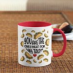1VT. Only Meat For Taco accent mug mockup2