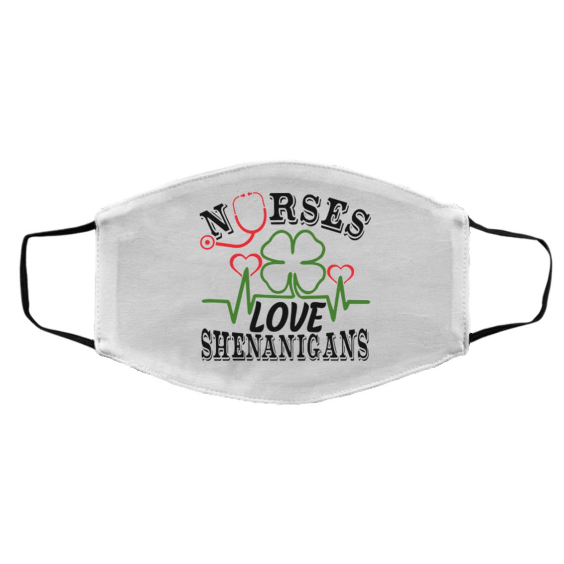 nurse mask, White, Cloth Face Cover – Medium/Large nurse mask, White, Cloth Face Cover – Medium/Large