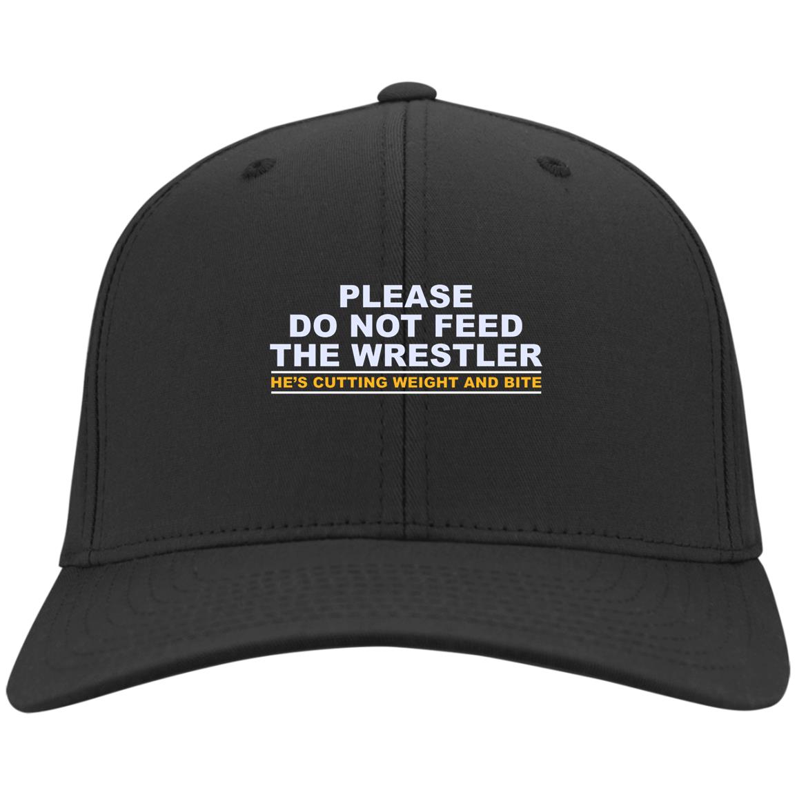 Wrestler Hat, Black, Twill Cap Wrestler Hat, Black, Twill Cap