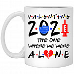 Valentine 2021 The One Where, White, 11 oz. White Mug
