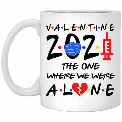 Valentine 2021 The One Where, White, 11 oz. White Mug