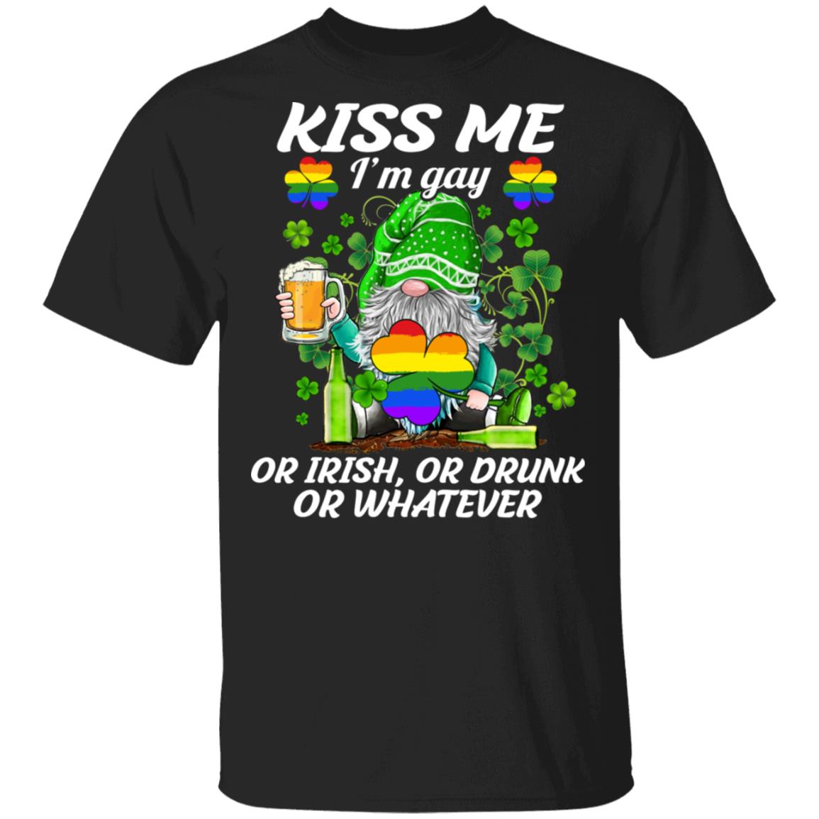 I'm Gay Or Irish Or Drunk, Black, Unisex T-Shirt