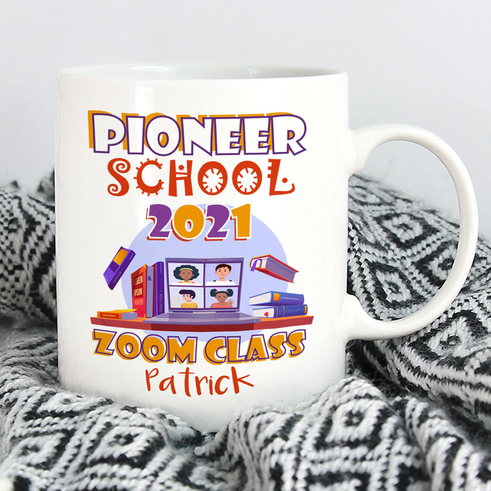 7VT. Pioneer School 2021 Zoom Class Personalized mk4