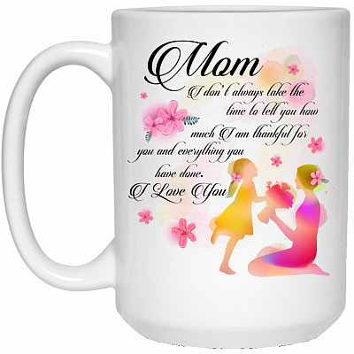 15 oz. White Mug