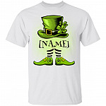 Personalized Leprechaun Youth Tee - St Patrick's Day Gift Baby Outfit, White, Youth T-Shirt