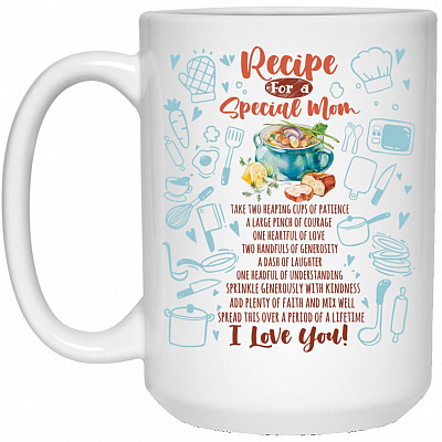 15 oz. White Mug
