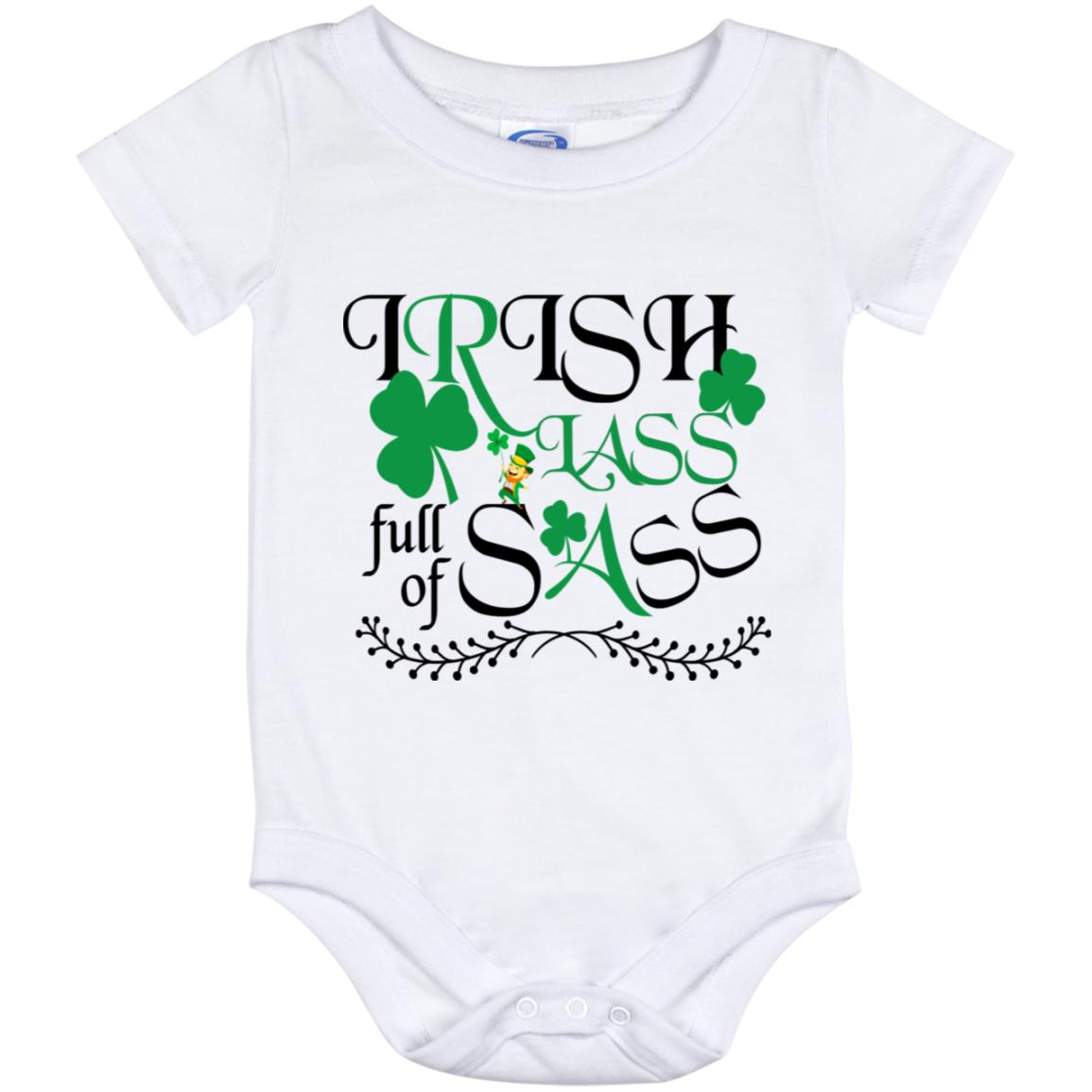 irish sass, White, Baby Onesie - 12 Month irish sass, White, Baby Onesie - 12 Month